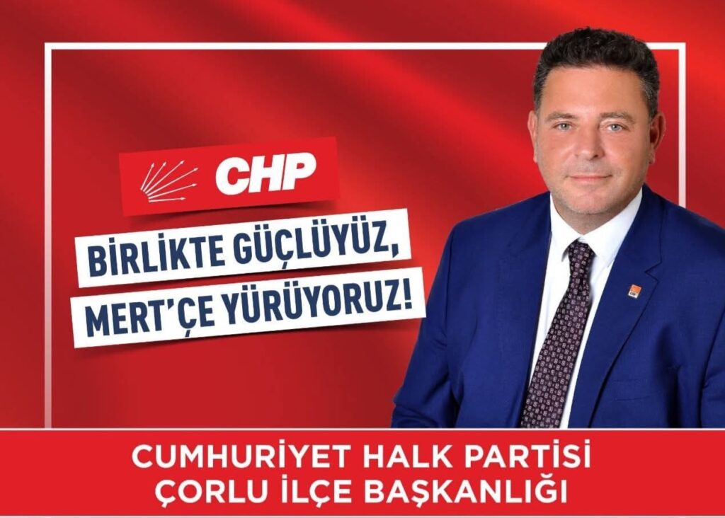CHP ÇORLU’DA AYAĞINA SIKTI!