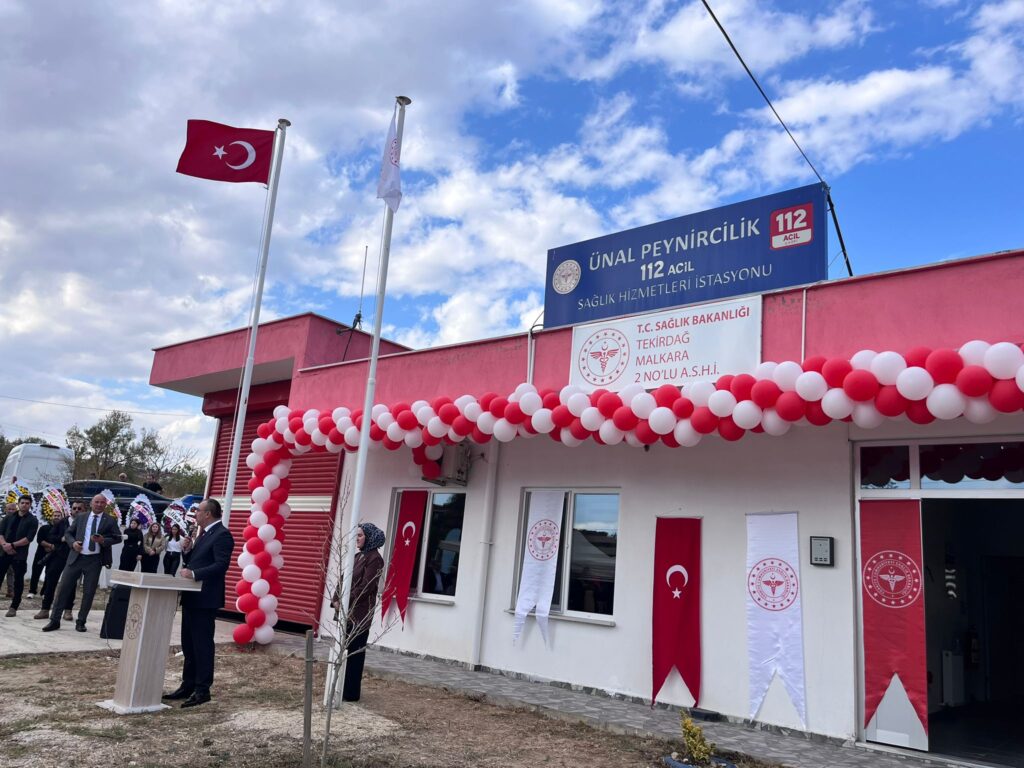 MALKARA’DA SAĞLIKTA YENİ BİR DÖNEM: ÜNAL PEYNİRCİLİK 112 ACİL SAĞLIK HİZMETLERİ İSTASYONU AÇILDI