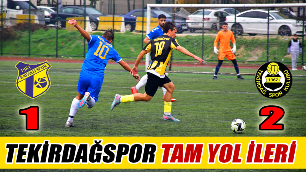 TEKİRDAĞSPOR TAM YOL İLERİ 1-2