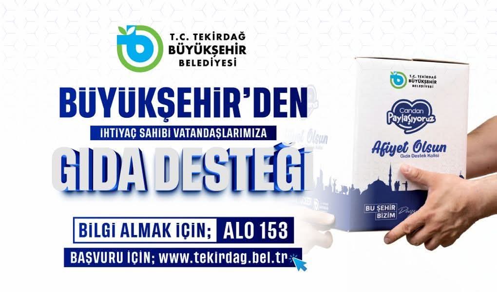 BÜYÜKŞEHİR’DEN RAMAZAN AYI ÖNCESİ “GIDA KOLİSİ” DESTEĞİ