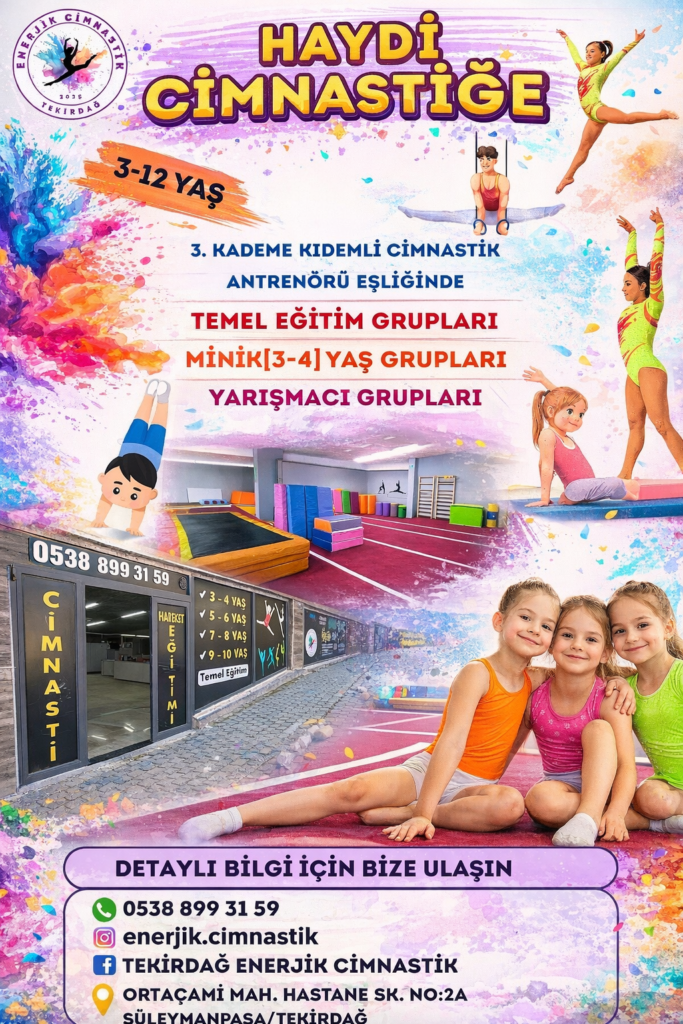 TEKİRDAĞ DA YENİ BİR SPOR MERKEZİ