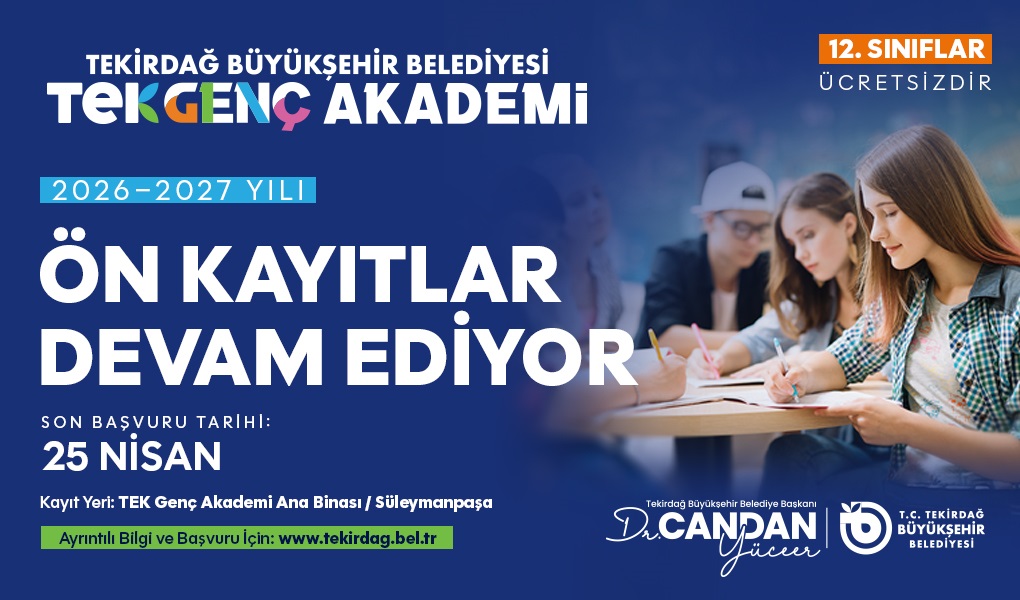 TEK GENÇ AKADEMİ’DE YENİ DÖNEM KAYITLARI DEVAM EDİYOR