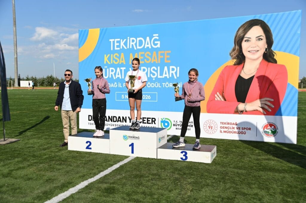 TEKİRDAĞ’IN EN HIZLI MİNİK SPORCULARI BELİRLENDİ